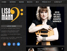 Tablet Screenshot of lisamannmusic.com